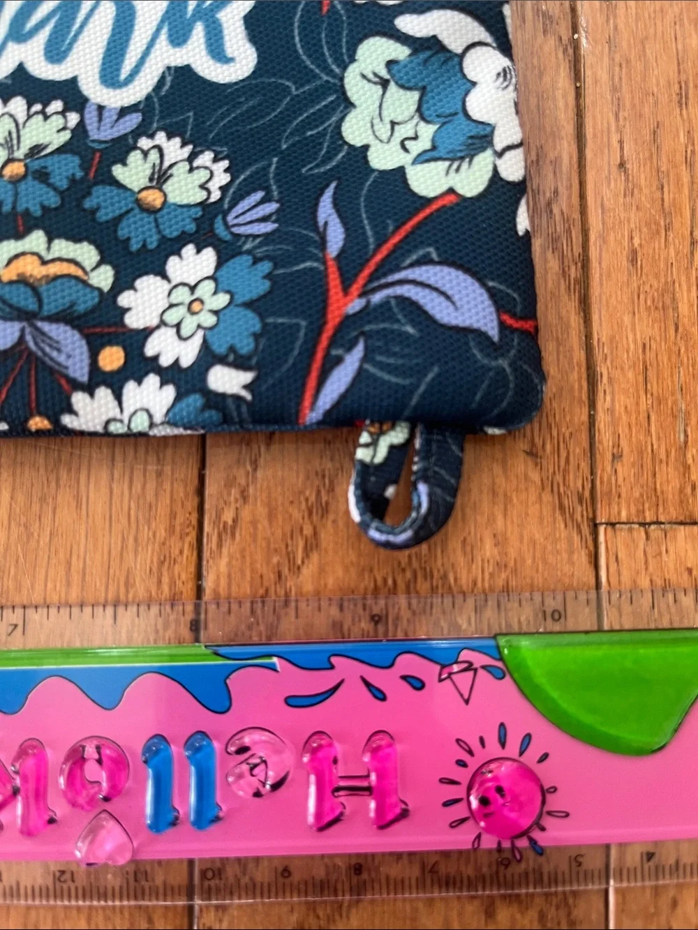 Vera Bradley Navy Floral 'Make Your Mark' Cosmetic Pouch
